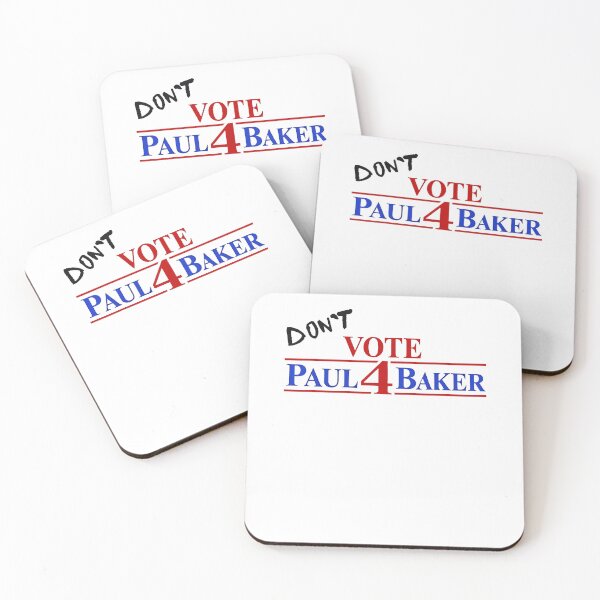 Item preview, Dont Vote Paul 4 Baker Political Campaign Anti Vote Statement Fan Apparel designed and sold by Sendowart.