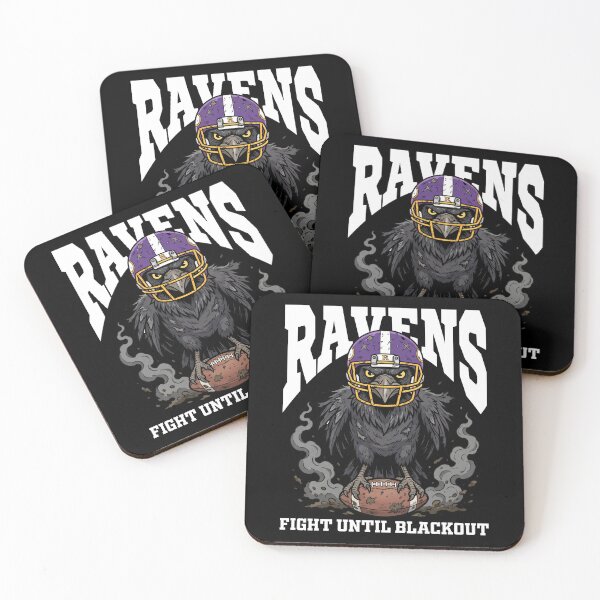 Item preview, RAVENS FIGHT UNTIL BLACKOUT - BAL RAVENS designed and sold by KEF Custom.