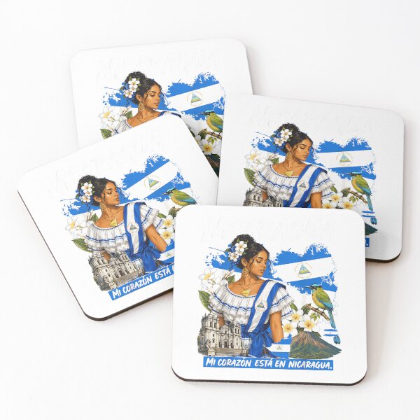 Item preview, Nicaragua Mi Corazon Esta En Nicaragua Woman Flag Bird Cultural Pride Fan Apparel designed and sold by Sendowart.