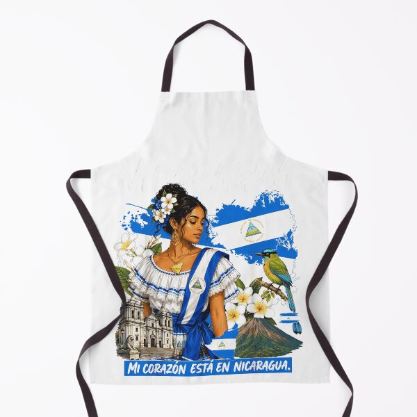 Item preview, Nicaragua Mi Corazon Esta En Nicaragua Woman Flag Bird Cultural Pride Fan Apparel designed and sold by Sendowart.
