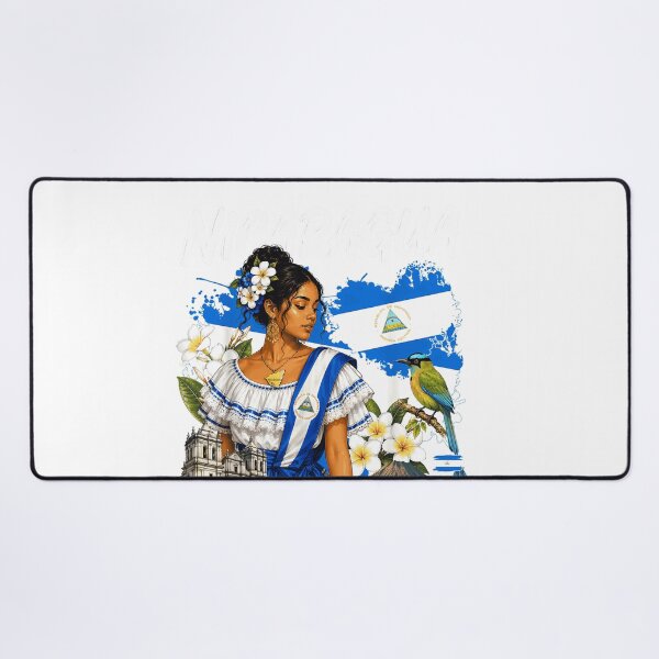 Item preview, Nicaragua Mi Corazon Esta En Nicaragua Woman Flag Bird Cultural Pride Fan Apparel designed and sold by Sendowart.