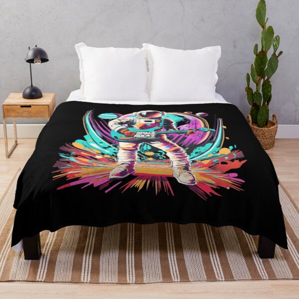Item preview, Cosmic Guitarist Astronaut - Psychedelic Space Art designed and sold by Myrtiowski.