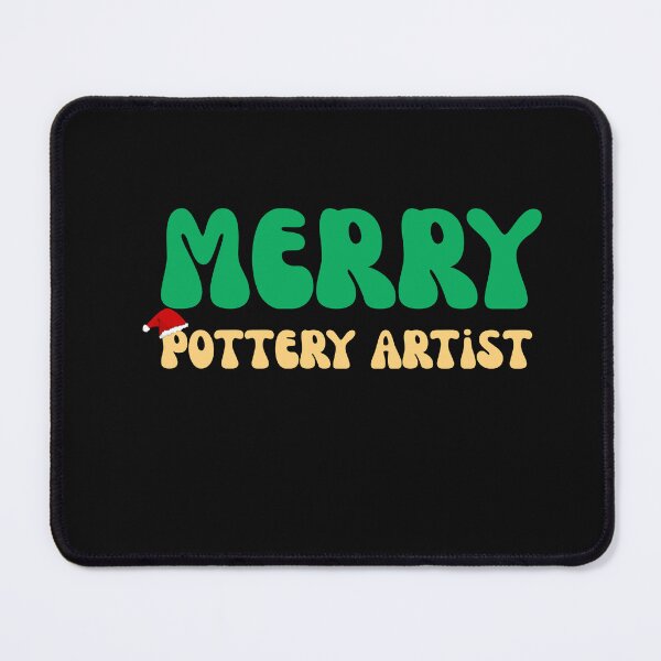 Item preview, Trendy Merry Pottery Artist Christmas Ceramic Studio designed and sold by mumchaosdesigns.