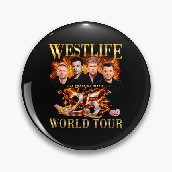Artikelvorschau, Westlife 25th Anniversary World Tour entworfen und verkauft von sonjensenStudio.