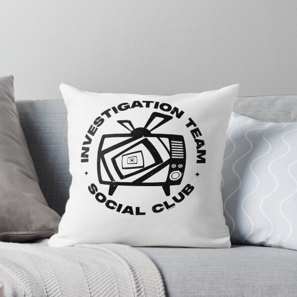 Item preview, Investigation Team Social Club Retro TV Static Outline Mystery Fan Apparel designed and sold by Sendowart.