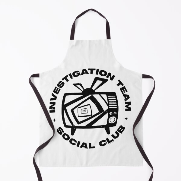 Item preview, Investigation Team Social Club Retro TV Static Outline Mystery Fan Apparel designed and sold by Sendowart.