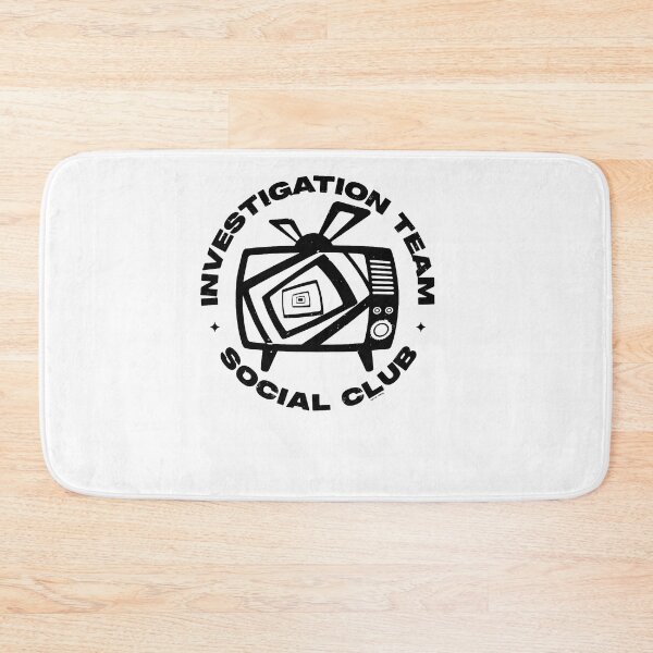 Item preview, Investigation Team Social Club Retro TV Static Outline Mystery Fan Apparel designed and sold by Sendowart.