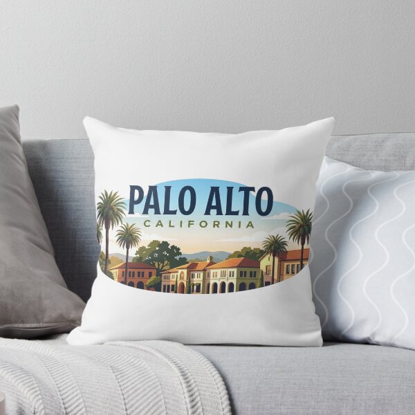 Item preview, Palo Alto California | Golden Coast City Travel Art designed and sold by Mathias Yakubu Design.