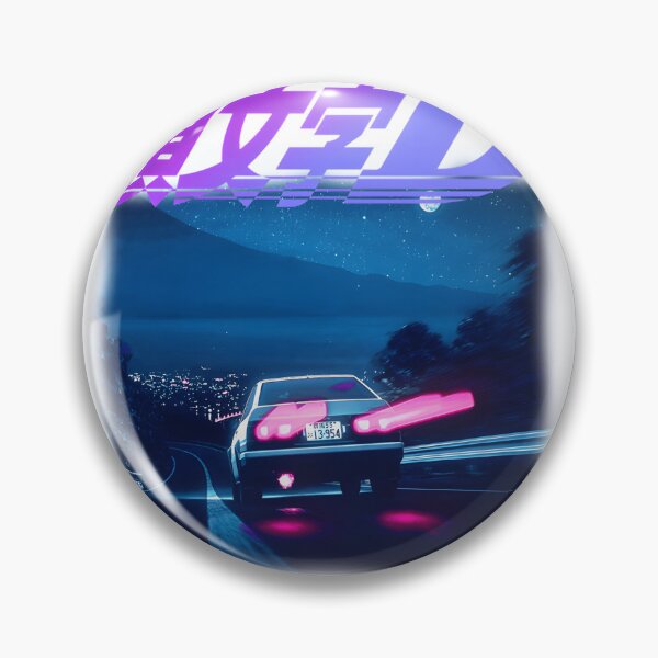 Item preview, Initial D Inspired Neon AE86 Icon Design with Vibrant Glow Effect designed and sold by Arimi-Art.