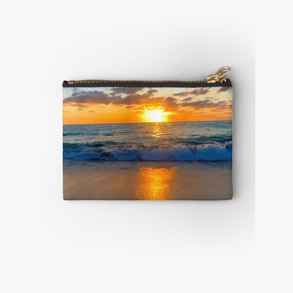Item preview, Golden Sunset Ocean Waves designed and sold by PawVista.