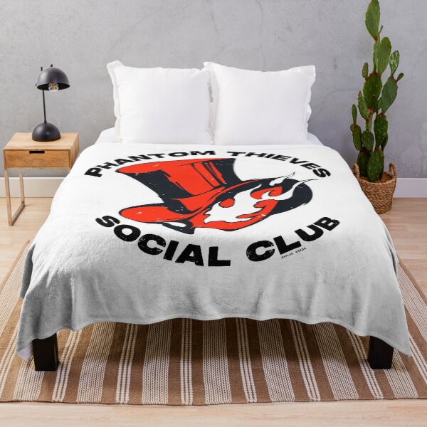 Artikelvorschau, Phantom Thieves Social Club Zylinderhut-Logo Persona-Stil Gaming-Fanbekleidung entworfen und verkauft von Sendowart.