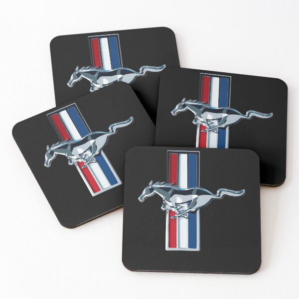 Item preview, Running Horse Emblem Red White Blue designed and sold by AgaBonami.