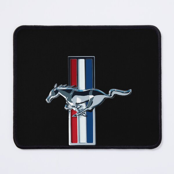 Item preview, Running Horse Emblem Red White Blue designed and sold by AgaBonami.