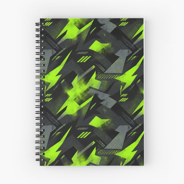 Item preview, Fluorescent Lime‑Green Cyber‑Urban Camouflage – Seamless Pattern designed and sold by The Digital Compass.