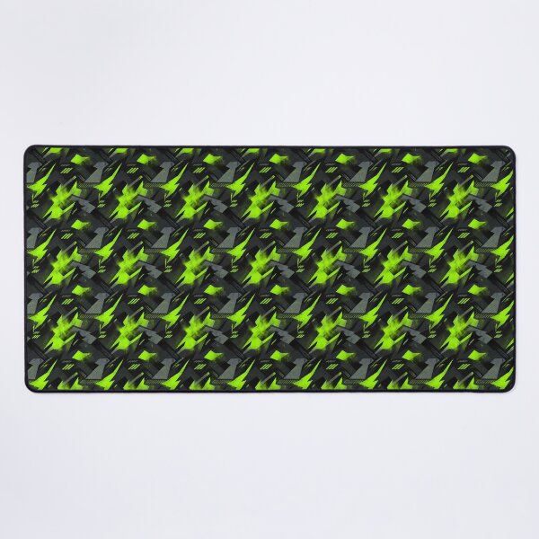 Item preview, Fluorescent Lime‑Green Cyber‑Urban Camouflage – Seamless Pattern designed and sold by The Digital Compass.