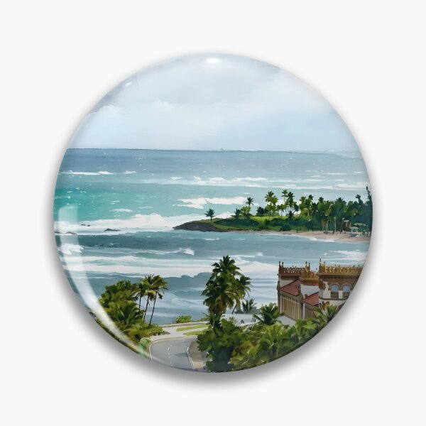 Item preview, San Juan Puerto Rico Travel Poster – Vintage Caribbean Art designed and sold by POSTERIOCREW.