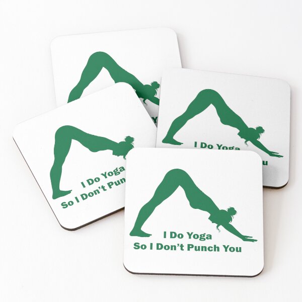 Item preview, I Do Yoga So I Don't Punch You - Female designed and sold by Pruned-Mind.