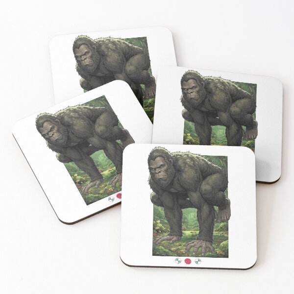 Item preview, Bigfoot Crow Pose Yoga Forest Bakasana Sasquatch Zen designed and sold by Whimsy Trail Co.