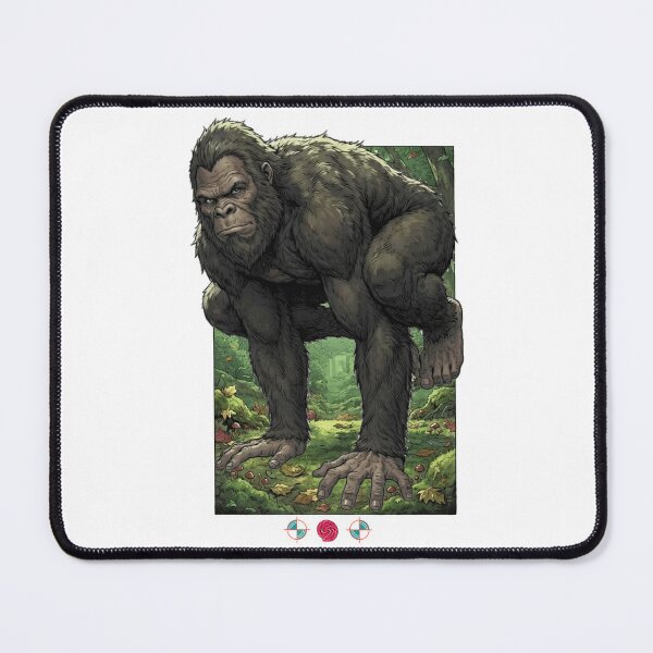 Item preview, Bigfoot Crow Pose Yoga Forest Bakasana Sasquatch Zen designed and sold by Whimsy Trail Co.