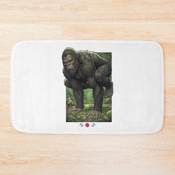 Item preview, Bigfoot Crow Pose Yoga Forest Bakasana Sasquatch Zen designed and sold by Whimsy Trail Co.
