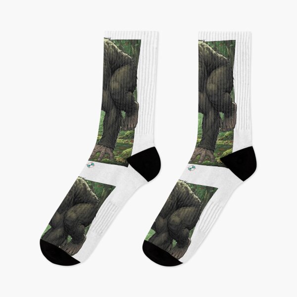 Item preview, Bigfoot Crow Pose Yoga Forest Bakasana Sasquatch Zen designed and sold by Whimsy Trail Co.