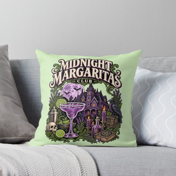 Item preview, Midnight Margaritas Club Vintage Spooky Halloween designed and sold by QuirkyQuoteTees.