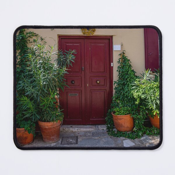 Item preview, Rustic Wooden Door in Plaka Athens Greece designed and sold by NinelRo.