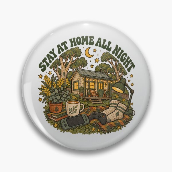 Item preview, Stay At Home All Night Cosy Gamer Homebody Aussie designed and sold by Yellowriversss.