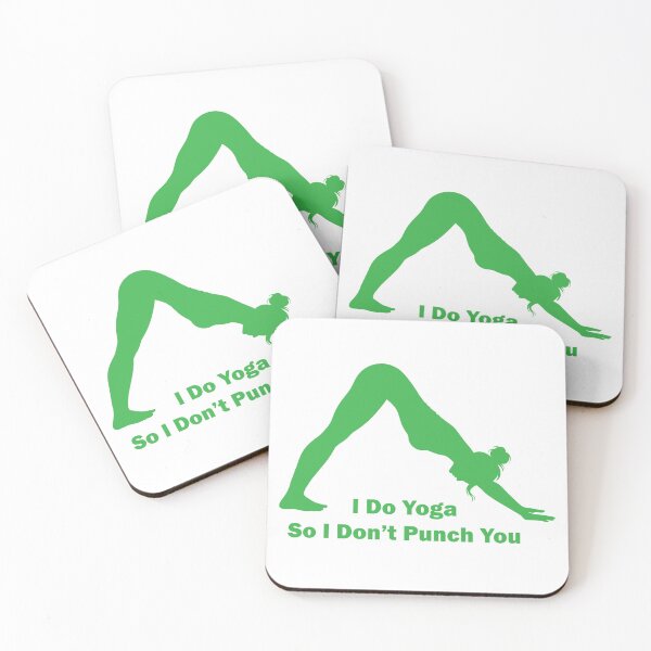 Item preview, I Do Yoga So I Don't Punch You - Female designed and sold by Pruned-Mind.