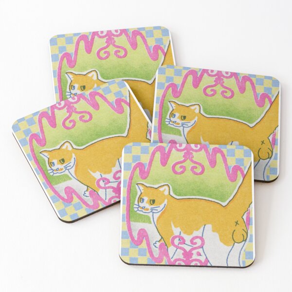 Item preview, Funny Ginger Cat Checkered Frame Graphic designed and sold by Ariumaker.