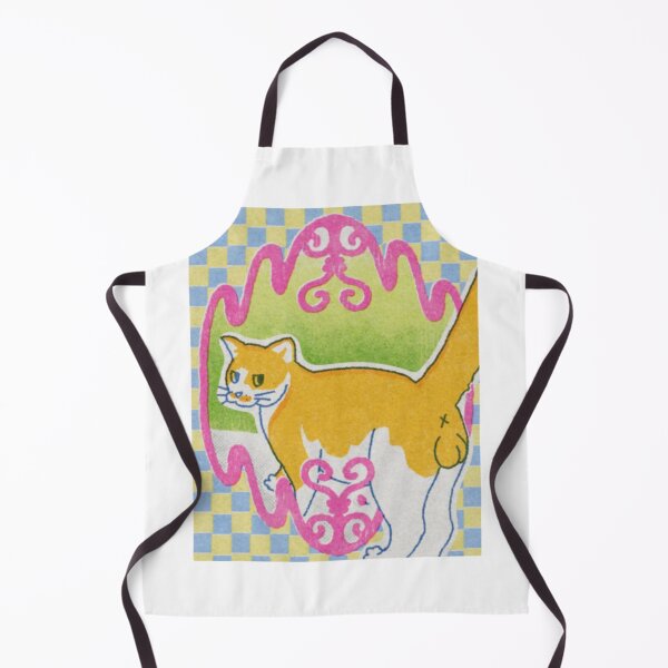 Item preview, Funny Ginger Cat Checkered Frame Graphic designed and sold by Ariumaker.