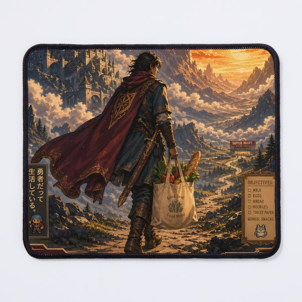 Item preview, Side Quest – Fantasy RPG Grocery Adventure designed and sold by Echo Trend Prints.