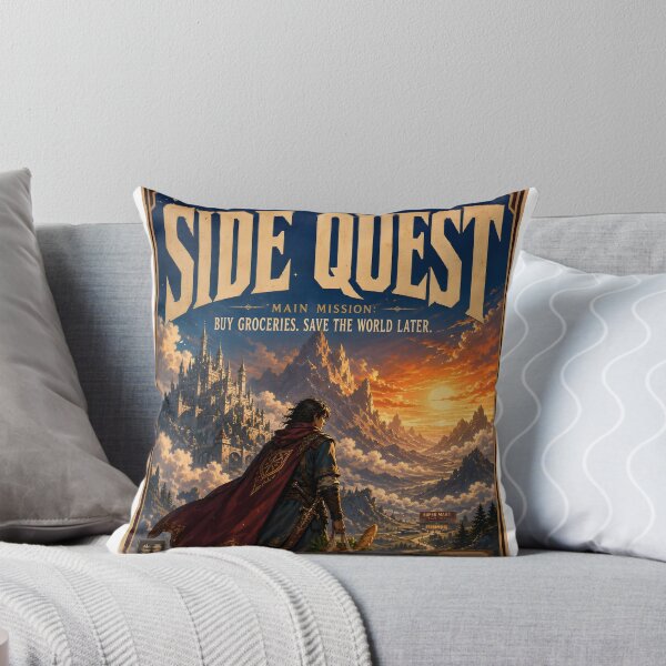 Item preview, Side Quest – Fantasy RPG Grocery Adventure designed and sold by Echo Trend Prints.
