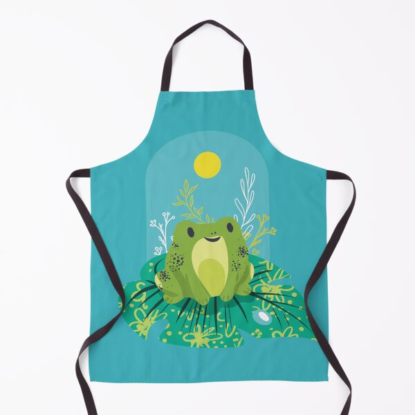 Item preview, Kawaii Frog on a Leaf designed and sold by IvysCreativityHouse.
