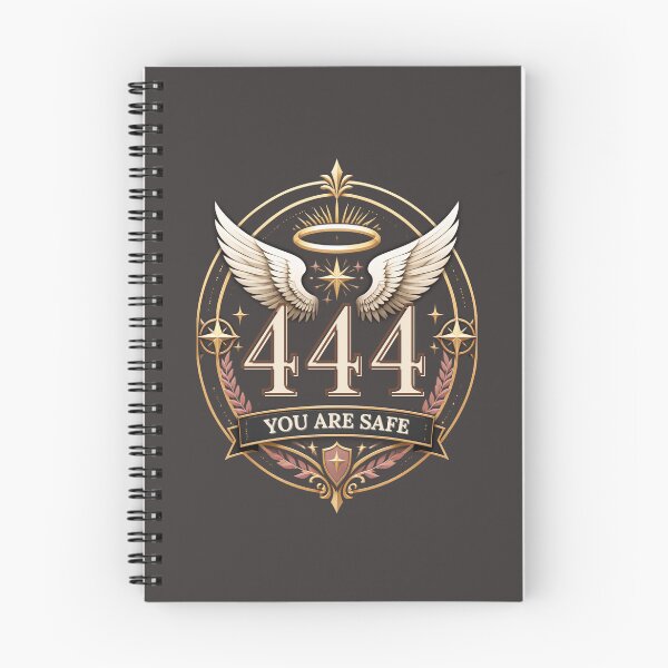 Item preview, 444 You Are Safe Angel Number Protection Quote designed and sold by CosmicQuietStudio.