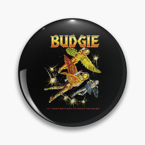 Item preview, Budgie Retro Space Wings Sci-Fi Art designed and sold by Myrtiowski.