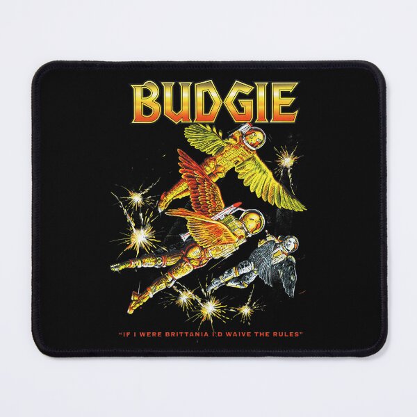 Item preview, Budgie Retro Space Wings Sci-Fi Art designed and sold by Myrtiowski.