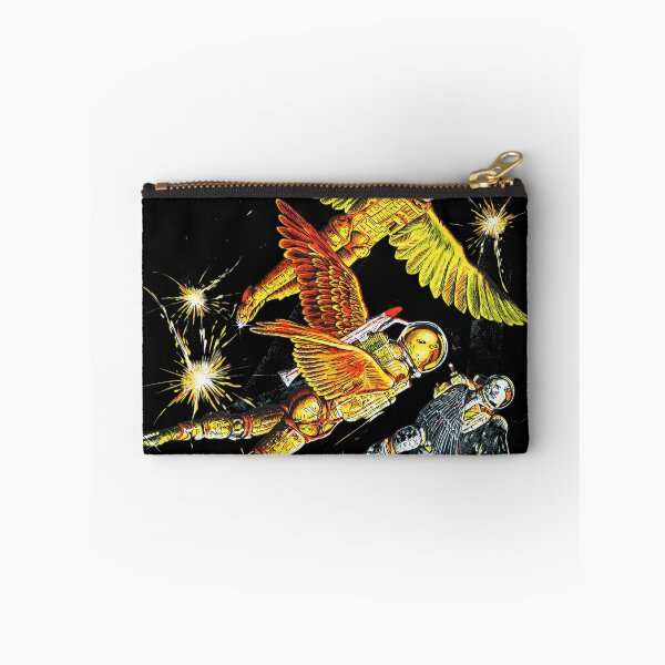 Item preview, Budgie Retro Space Wings Sci-Fi Art designed and sold by Myrtiowski.