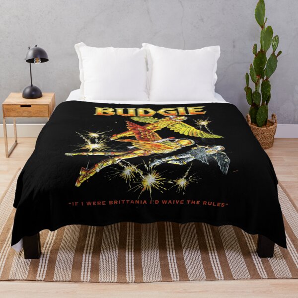 Item preview, Budgie Retro Space Wings Sci-Fi Art designed and sold by Myrtiowski.