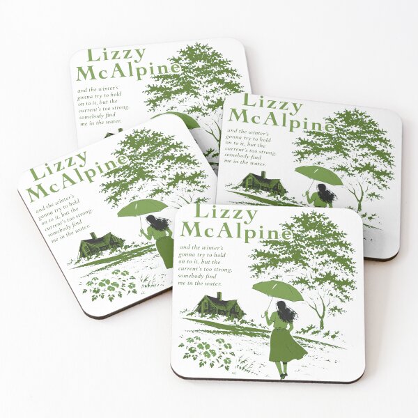 Item preview, Lizzy McAlpine Lyric Illustration Green Art designed and sold by Myrtiowski.
