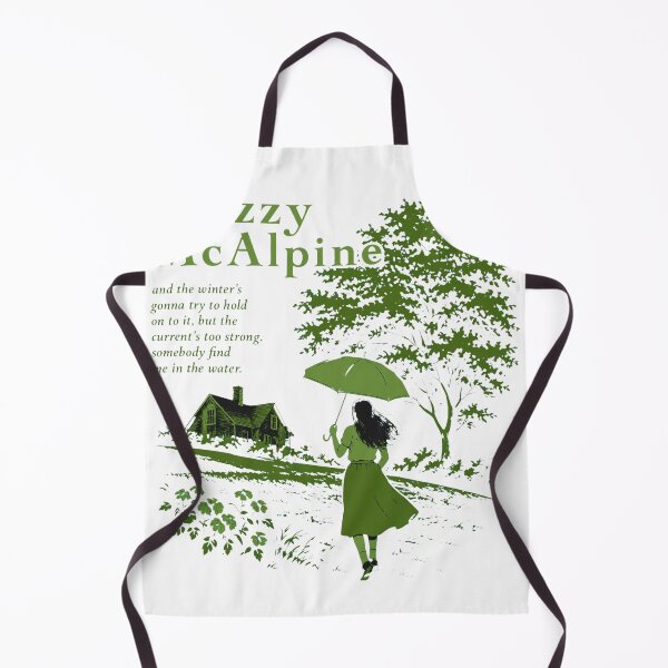 Item preview, Lizzy McAlpine Lyric Illustration Green Art designed and sold by Myrtiowski.