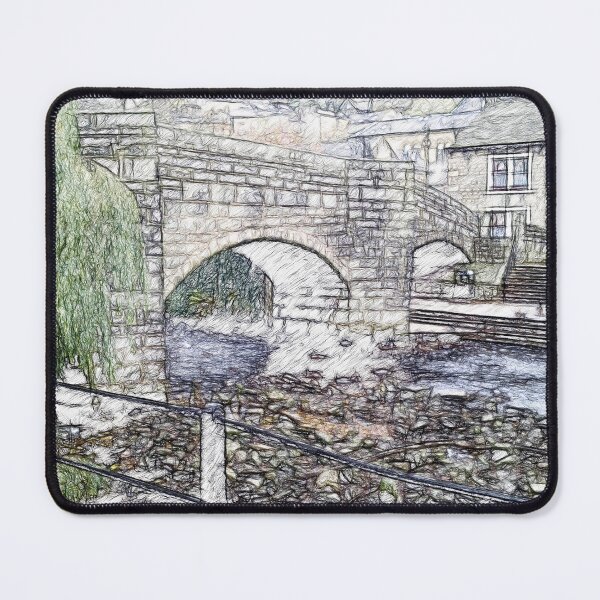 Item preview, Old Packhorse Bridge at Hebden designed and sold by ArtworkNorth.