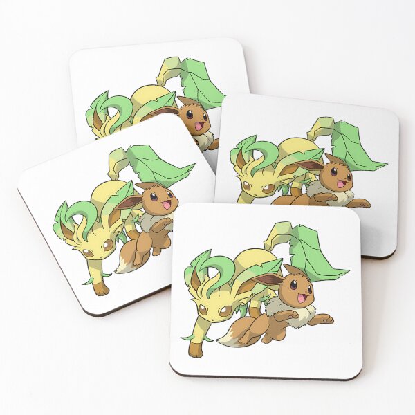Item preview, Eevee & Leafeon designed and sold by Snugwrestling.
