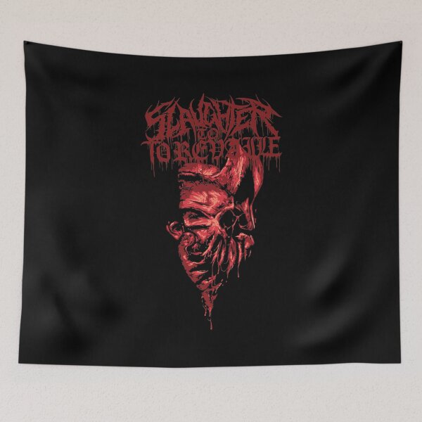 Item preview, SLAUGHTER TO PREVAIL Demonic Skull Art designed and sold by Myrtiowski.