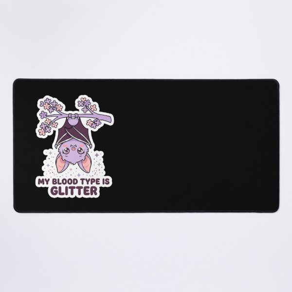 Item preview, My Blood Type Is Glitter — Kawaii Pastel Bat designed and sold by TheCalmEdit.