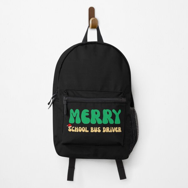 Item preview, Trendy Merry School Bus Driver Retro Christmas Gift designed and sold by mumchaosdesigns.