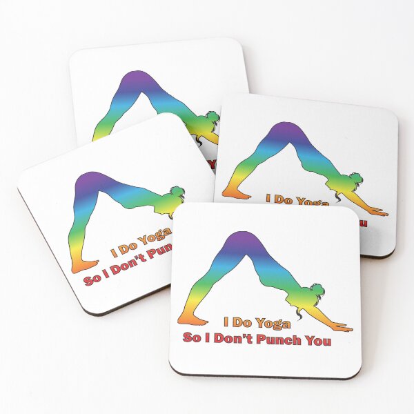 Item preview, I Do Yoga So I Don't Punch You - Female designed and sold by Pruned-Mind.