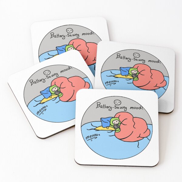Item preview, Battery-Saving Mood! designed and sold by Littlemennadraw.