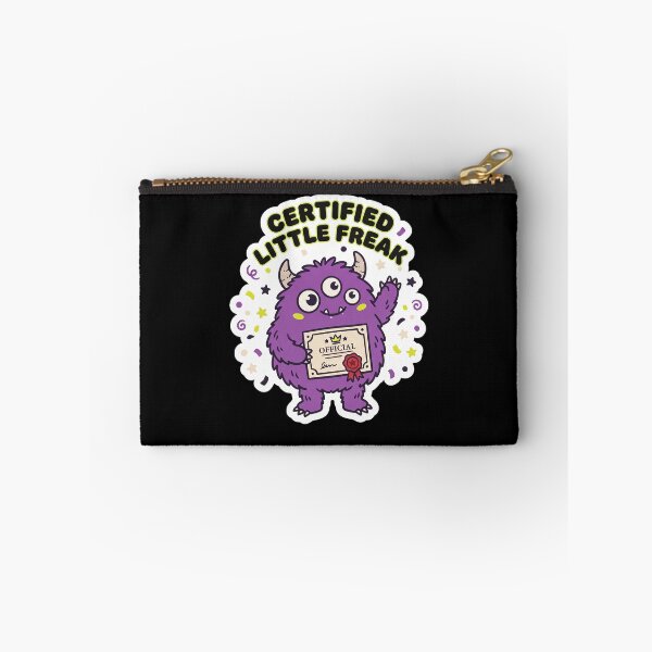 Item preview, Certified Little Freak — Funny Cute Monster Award designed and sold by TheCalmEdit.