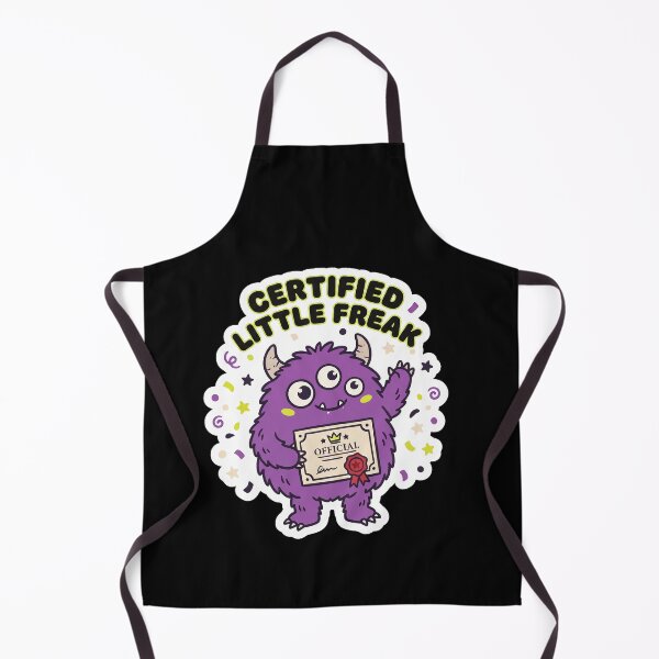 Item preview, Certified Little Freak — Funny Cute Monster Award designed and sold by TheCalmEdit.